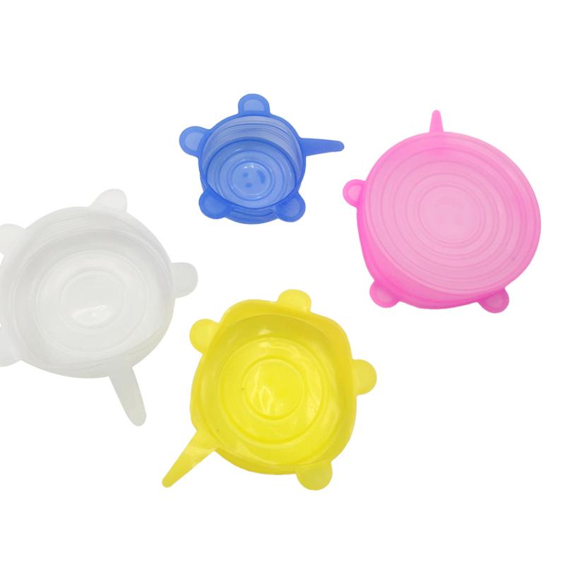 Silicone Stretch Lids Universal Lid Silicone Bowl Pot Lid Silicone Cover Pan Cooking Food Fresh Cover Microwave Cover