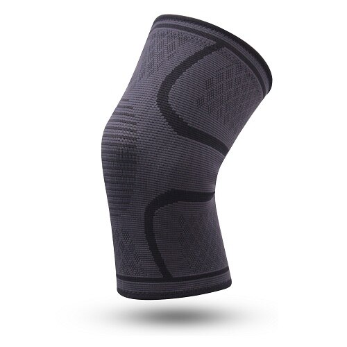 Sport Kompression Knie Brace Unterstützung Pad Schutz Arthritis Schmerzen Gym Protector Gestrickte Nylon Sport Kneepads Einzigen: Black / L