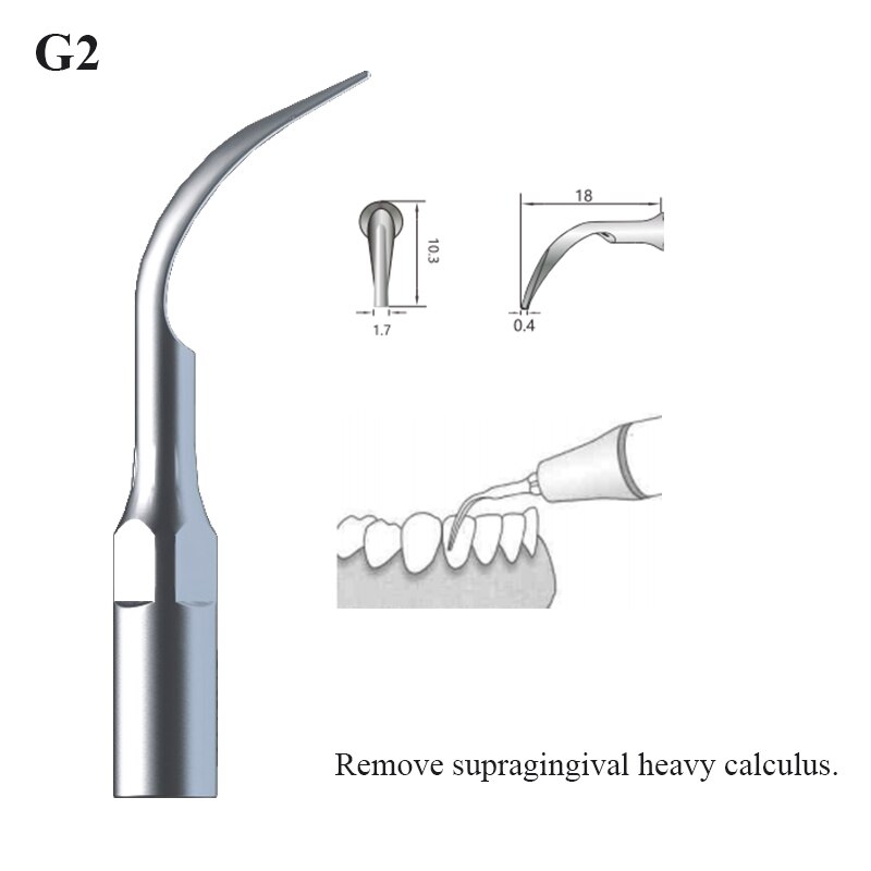 VV Zahn Ultraschall-scaler Tipps Kompatibel Mit ems/Specht UDS Zahn Zähne Whitenig Skalierung Werkzeug: G2