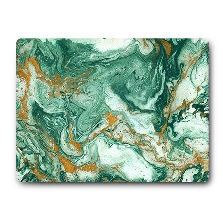 Grønt guld marmor look | skærebræt til skærebræt af glas 390617331