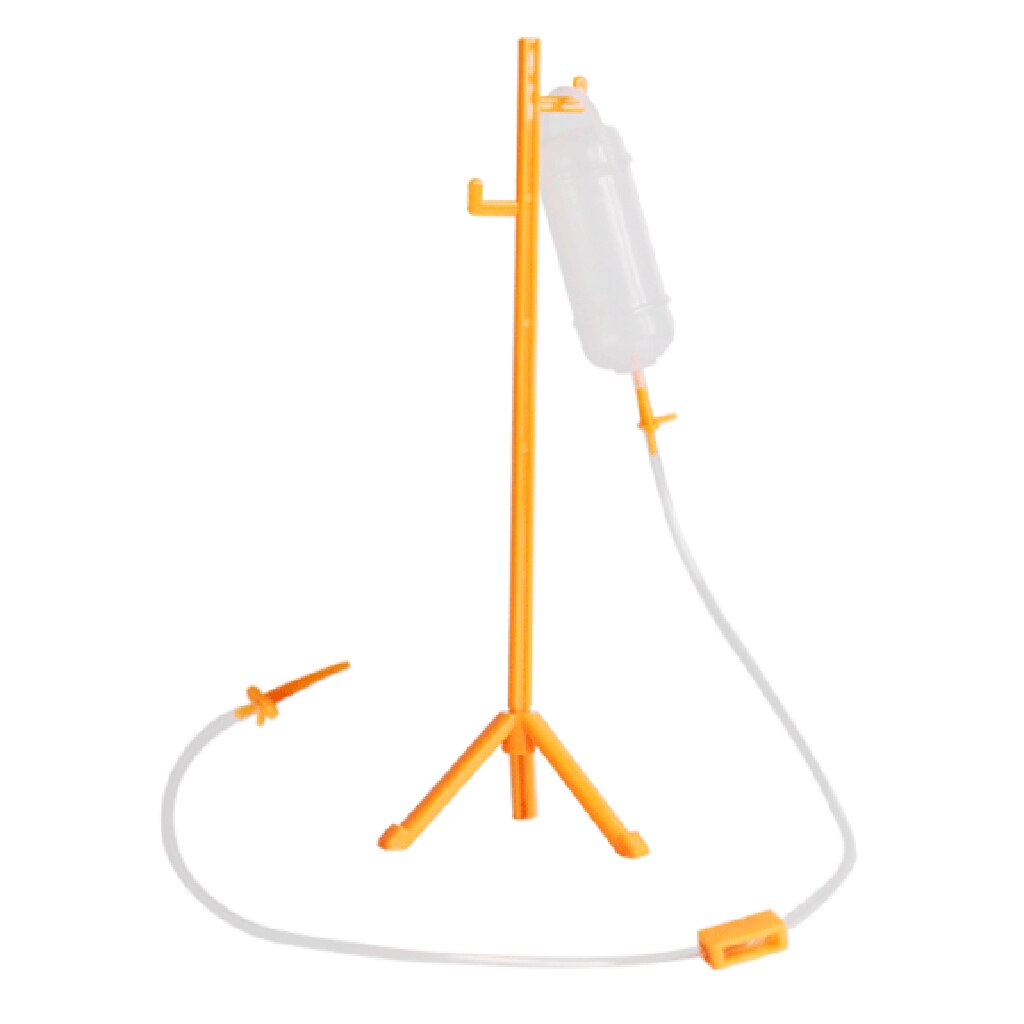 Mini Plastic Infusion Bottle for Kids Doctor Role Play Accessories