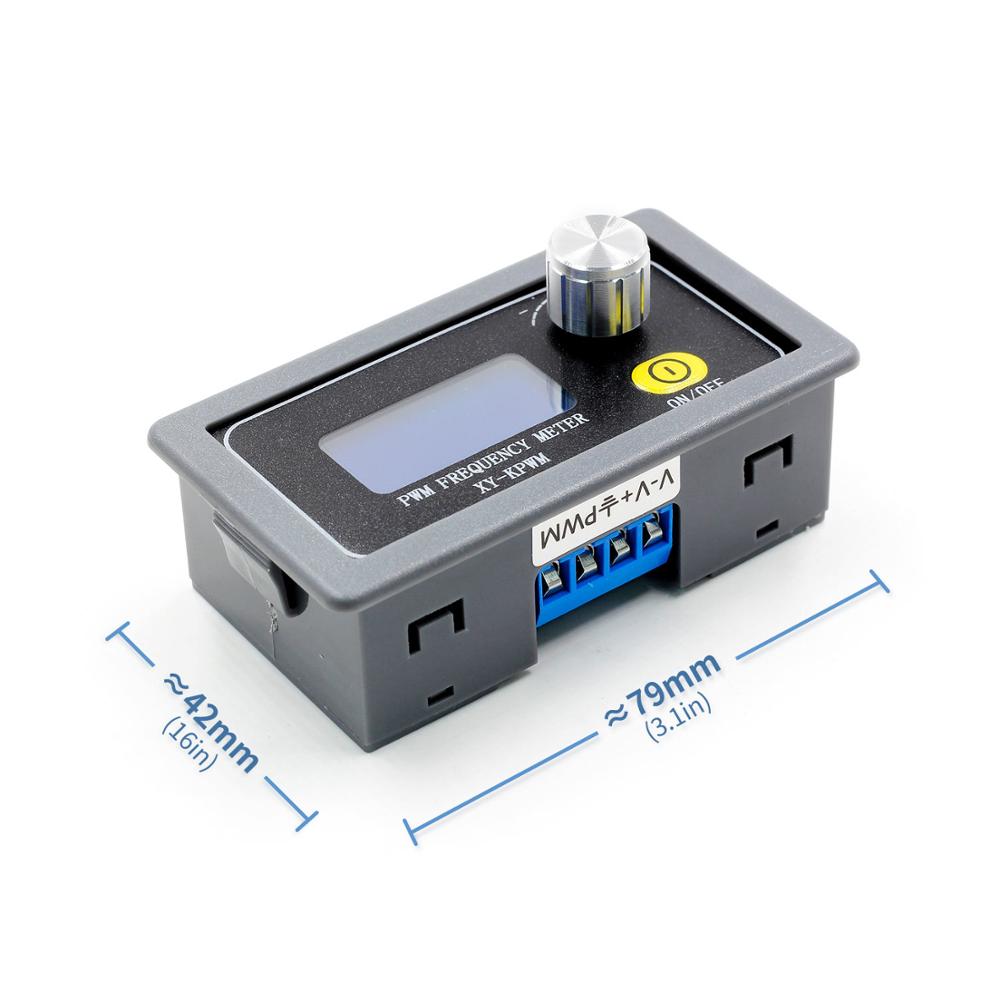 Générateur de Signal à 1 canal, 1Hz-XY-PWM KHz, Module réglable avec affichage LCD, fréquence d'impulsion, PWM