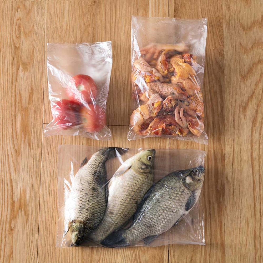 1 Roll =100PCS Saran Wrap Of Vacuum Sealer Fruit Saver Bag Food Storage Bags Packaging Film Keep Fresh Good Sealing