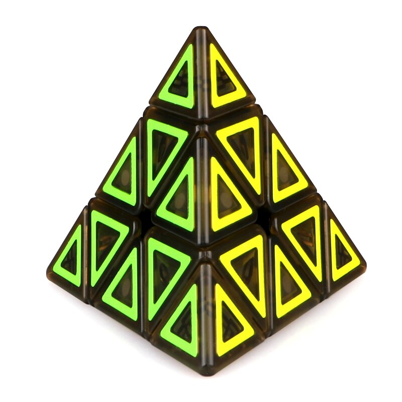 Qytoys Dimensie Piramide Magic Cube Cubo Magico Professionele Neo Speed Cube Puzzel Antistress Speelgoed Voor Kinderen: Default Title