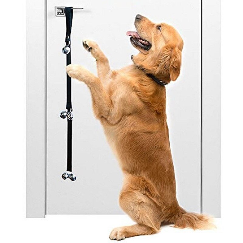 Lina treningowa dla psa placki dzwonek zabawki sznurowe dom komunikuj alarm dzwonek robić drzwi dla psów i kotów smycz robić szkolenia psów artykuły dla zwierząt