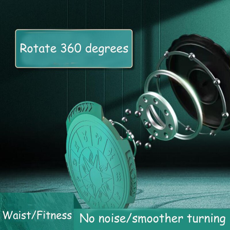 Waist Twisting Disc Exercise Board Twist Board Exercise for Aerobic Weight Loss Equipment Twisting Plate with Resistance Bands