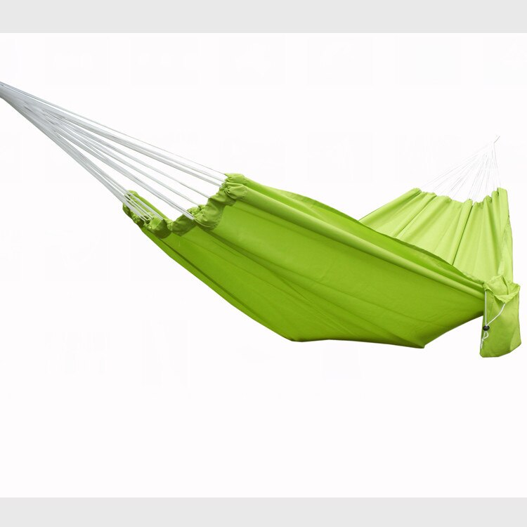 Drie verschillende kleuren van outdoor toeristische tuin hangmat parachute doek Strand dubbele vouwen hangmat 200*140 cm