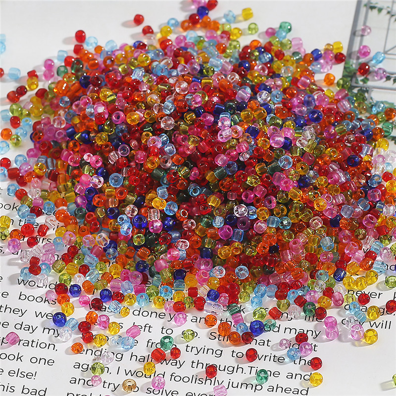 XinBoWen DIY Lot De 1000 Perles De Verre Facettes Bic Nes En Cristal De 4 Mm Avec Bo Te De Rangement Pour La Fabrication De Bijoux Blanc~p114475082