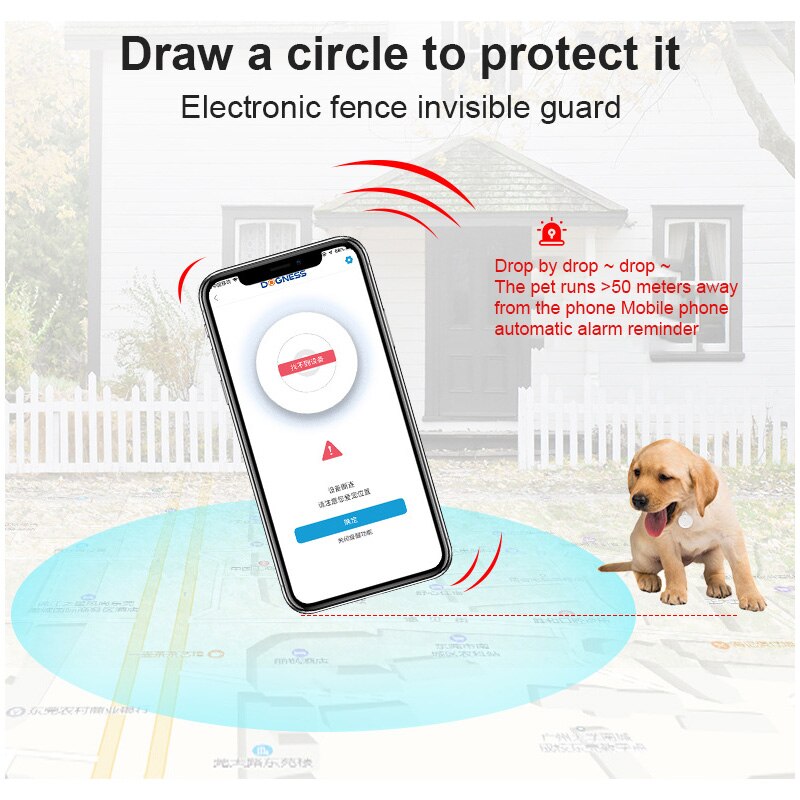 Pet GPS Trackers Pet Positioning Intelligent Motion Monitor Mini Equipment Waterproof Cat Dog Tracking Anti Lost Non GPS