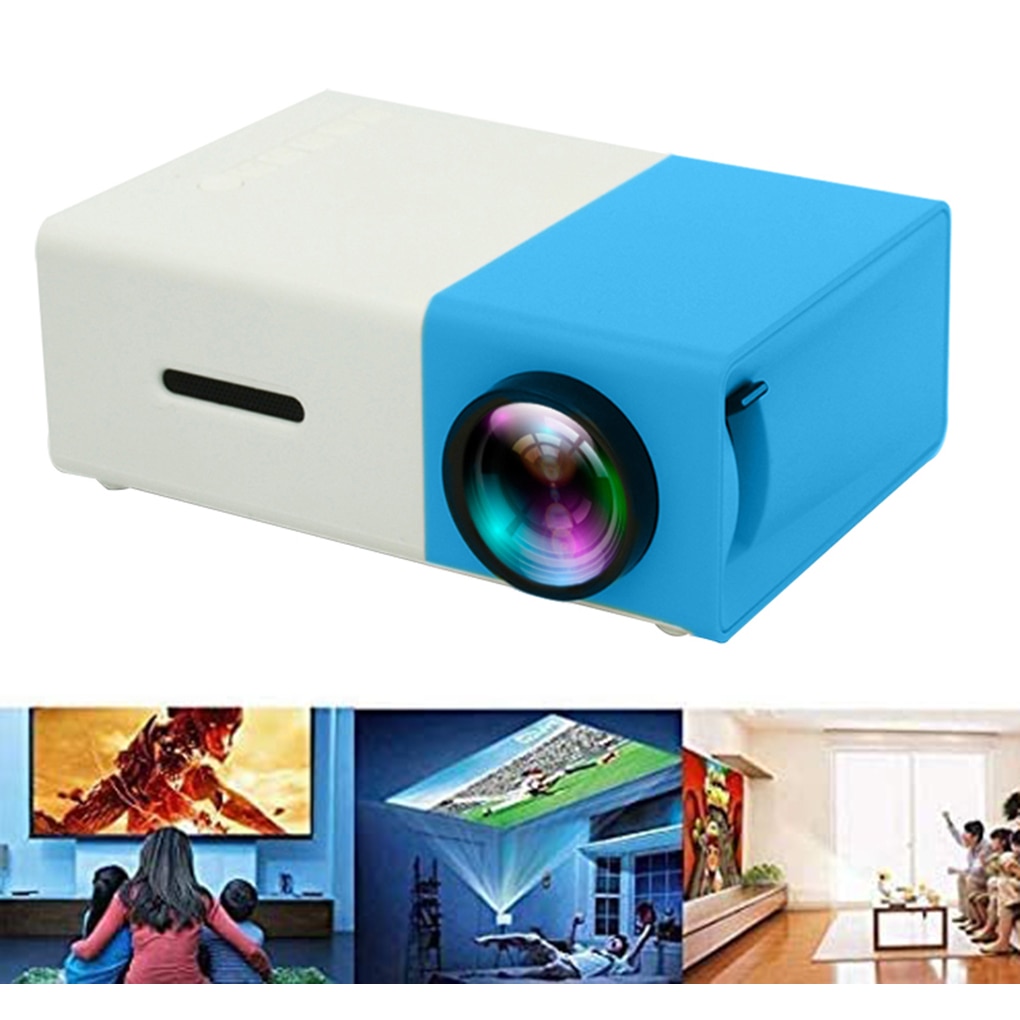 YG300 Pro Led Mini Projector 1080P Led Pixels Ondersteunt 1080P Hd Usb Audio Draagbare Home Media Video Player