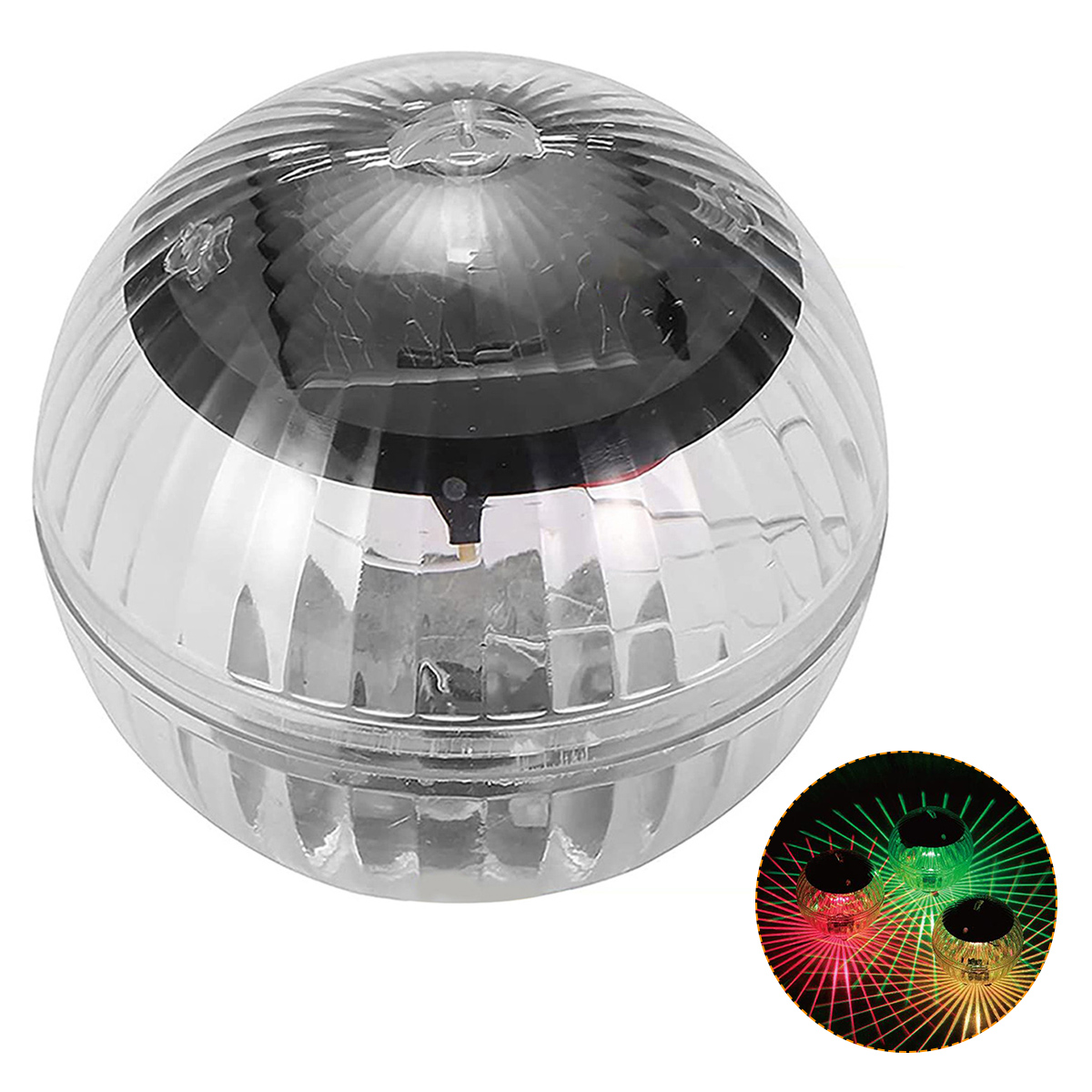 Kleur Solar Drijvende Vijver Licht Zwembad Hangende Waterdichte Bal LED Licht Veranderende Outdoor Automatische Aangedreven Waterlamp Tuin: Blauw