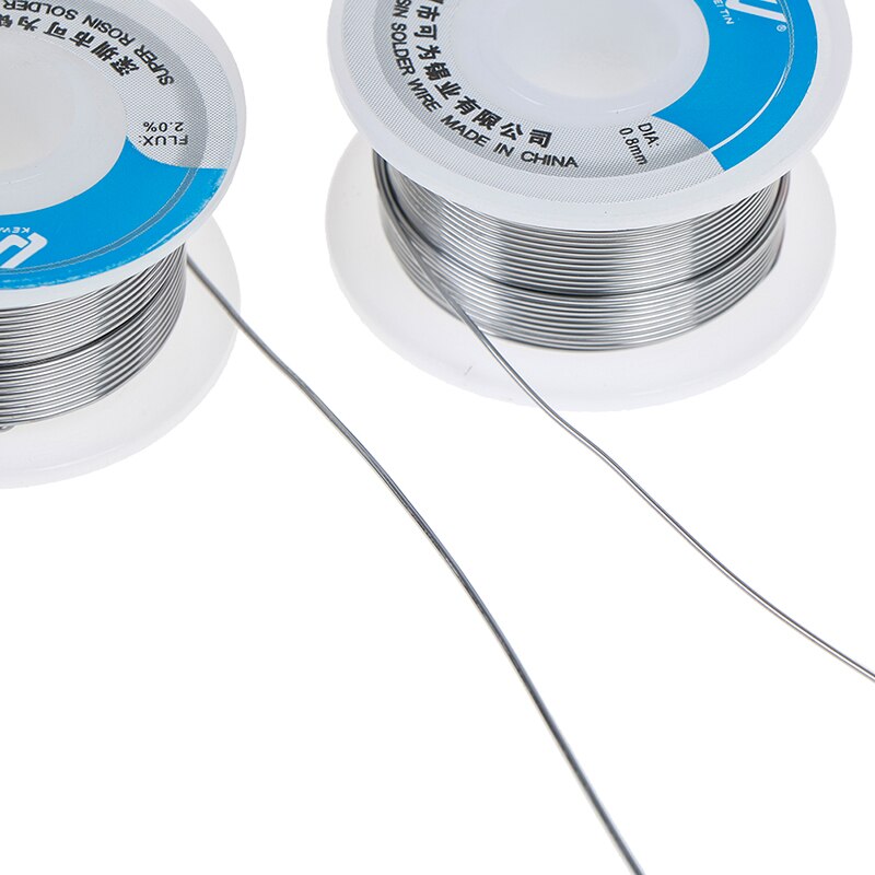 0.8mm/1.0mm soldeerdraad tin kw  -60/40 loodrol schone hars laskern soldeerdraad fluxrol buis sn :60%, pb :40%, flux : 2%