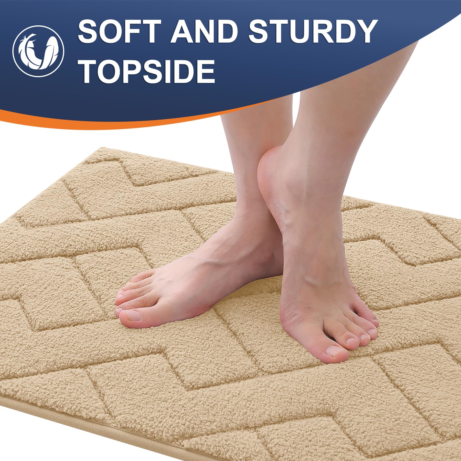 Olanly-Tapete de Porta Impermeável Antiderrapante Interior e Exterior, Welcome Mat para Entrada, Entrada em Casa, Quatro Estações, Livre de Odor