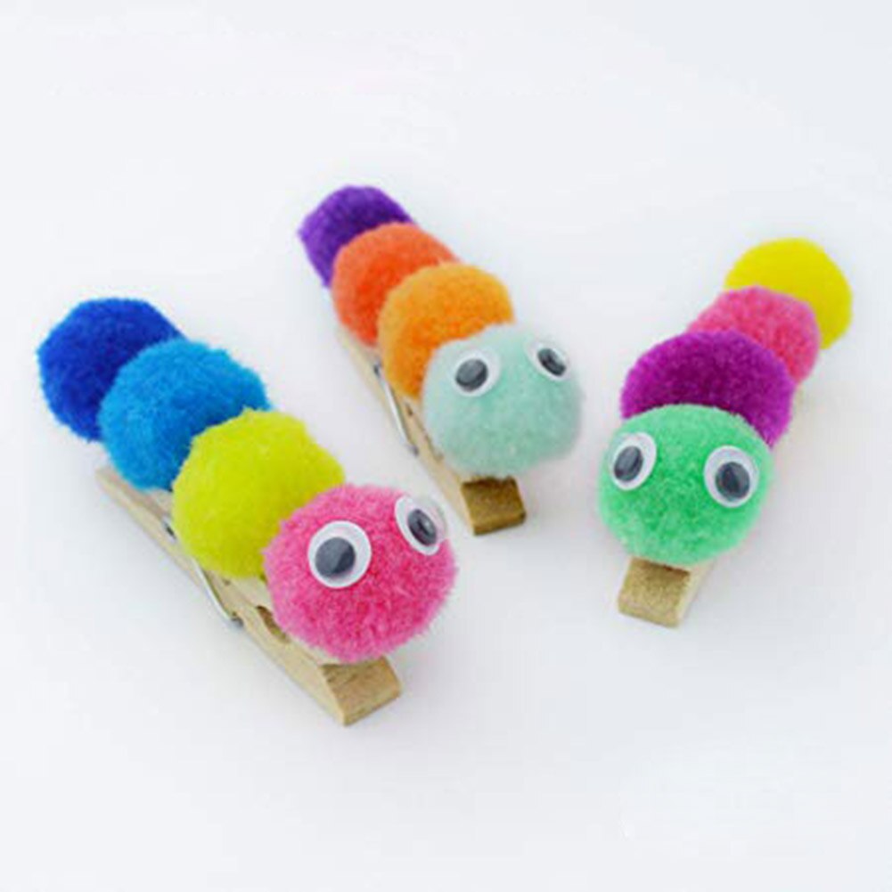 Artesanía de costura DIY, 300 Uds., pompón multicolor, artesanía de piel, pompones suaves, decoración de boda, coser en tela, accesorios
