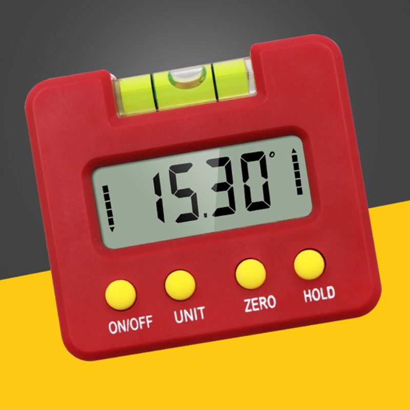 Mini Magnetic Horizontal Bubble Angle Meter Digital Display Protractor Inclinometer Electronic Level Gauge