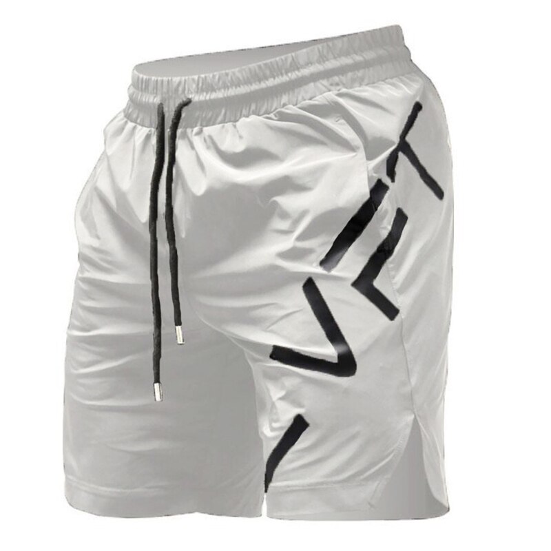 Zomer heren gym shorts merk slanke fitness bodybuilding korte broek heren shorts elastische taille sportkleding shorts