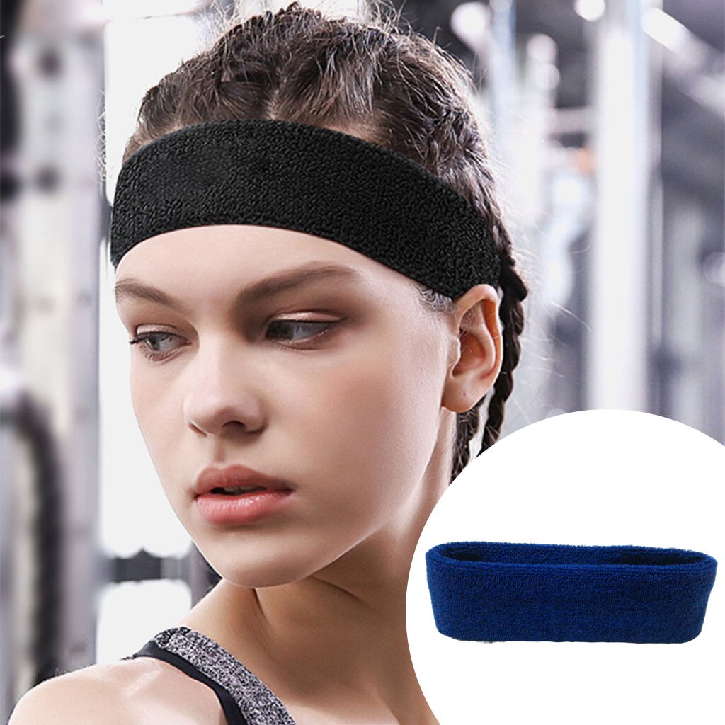 Bandas de sudor, toalla deportiva, diadema fina elástica para lavado, baño y salón