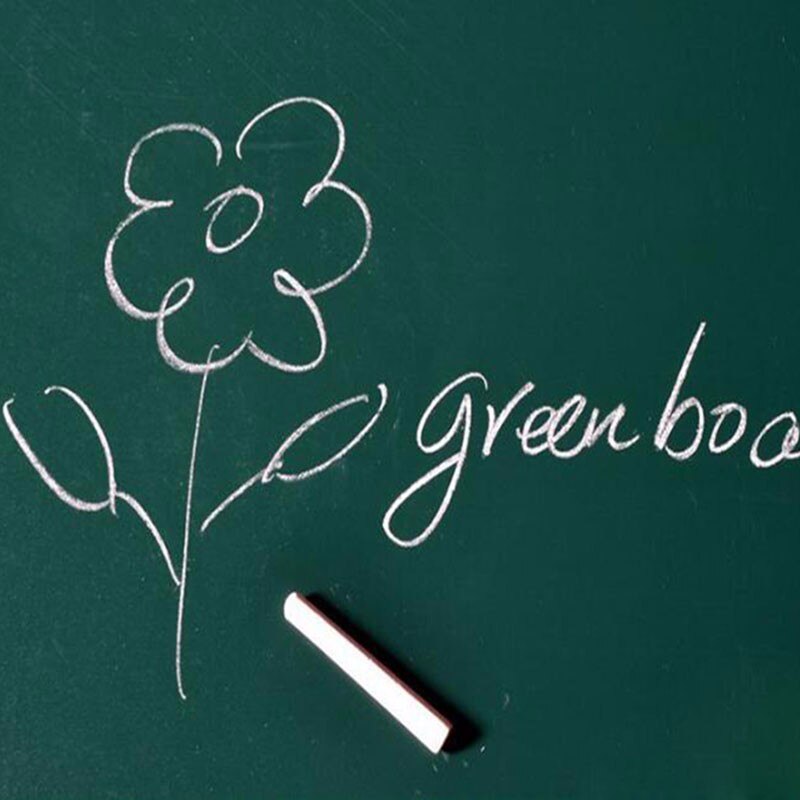 45x100cm Green Board Sticker Removable Vinyl Drawing Erasable Blackboard Learning Board Bulletin Board Message Board 1pc