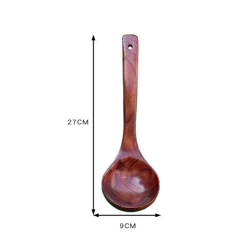1Pcs Multi Purpose for Home Restaurant Kitchen Tool Wooden Nice Cooking Utensil Soup Spoon Stirring: oil spoon