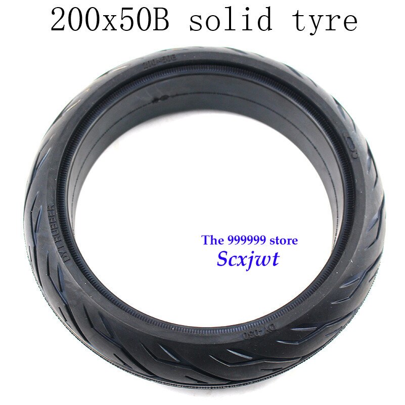 Good 200x50 Solid tyre fit Hoverboard Wheel Electric Self Balancing Hoverboard Scooter motorcycle tires