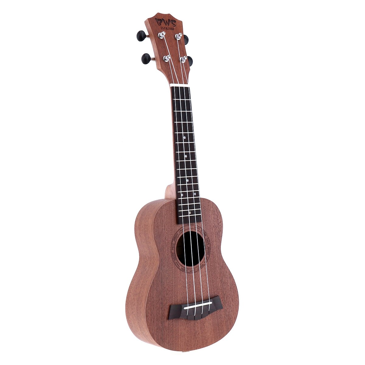 Ukelele Soprano , 21 pulgadas, Uke, Sapele 15, cuatro cuerdas, instrumento Musical marrón