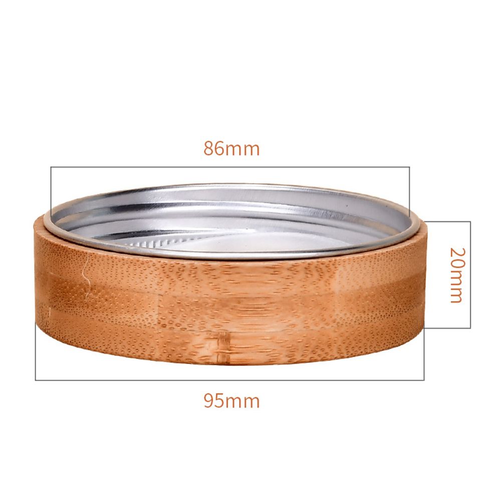 70mm/86mm Reusable Bamboo Wood Lids Mason Jar Lid with Straw Hole Silicone Seal Ring Wide Mouth Cup Covers Caps Decor Crafts