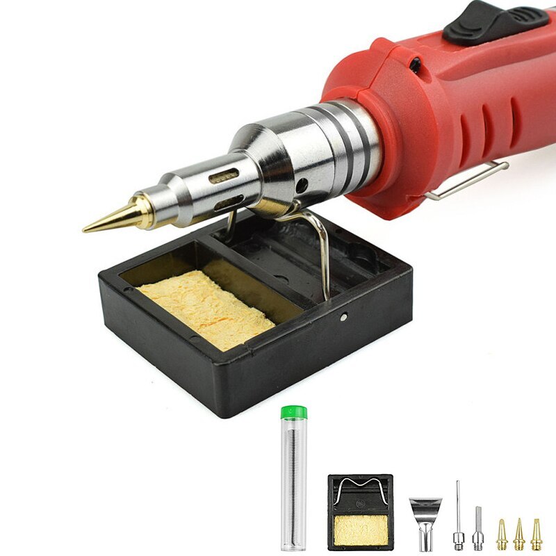 Soldering Iron 10 in 1 Soldering Iron Set Butane Gas Iron Welding Torch Kit Tool Butane Soldering Iron Torch#9^1^1