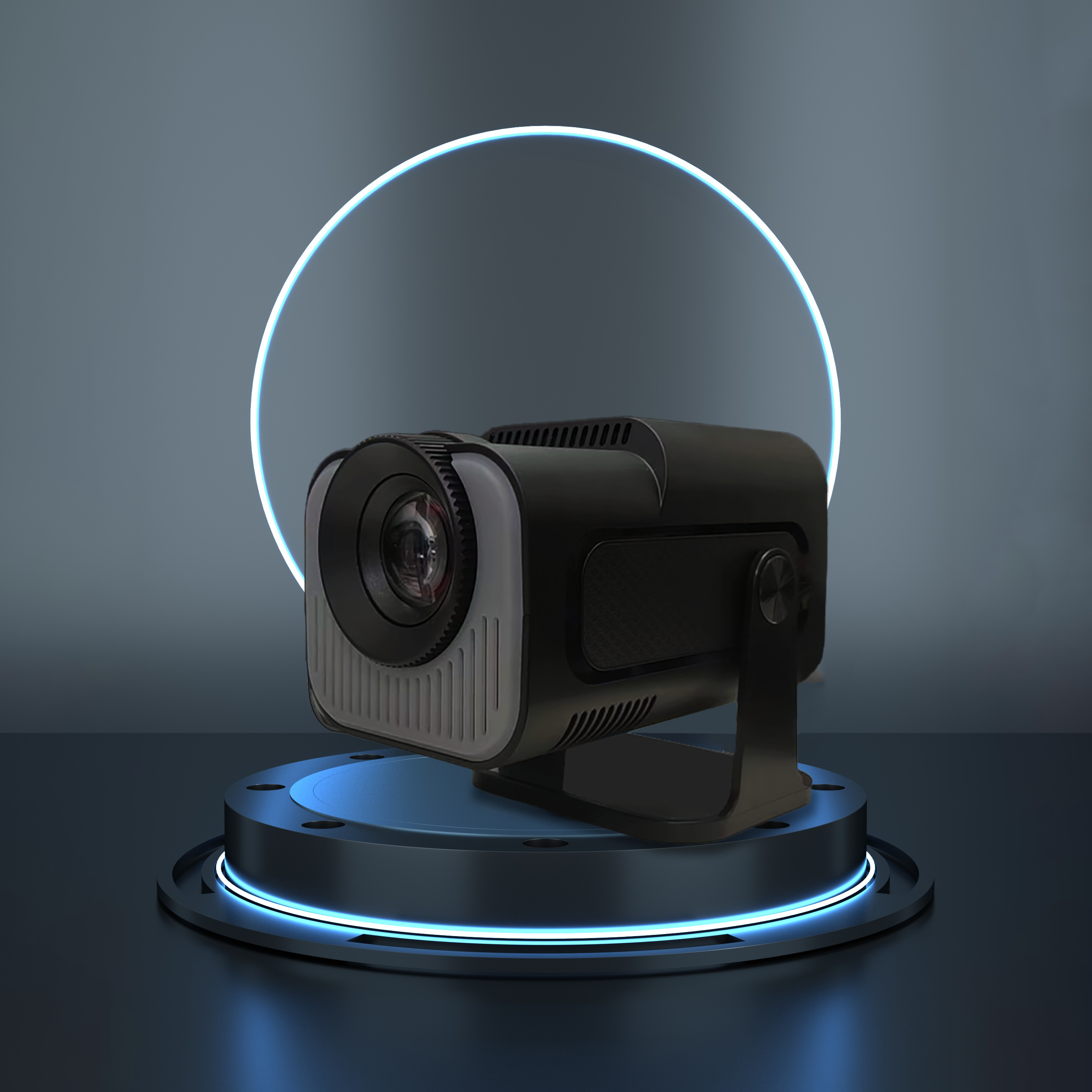 HY320min4K Android 11 Projector US plug Native 1080P 390ANSI Dual Wifi6 BT5.0 1920*1080P Cinema portable Projetor upgrated