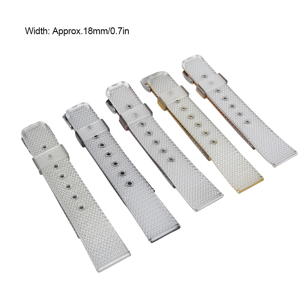 5pcs Unisex Stainless Steel Watchband Strap Replacement Watch Watch Accessory