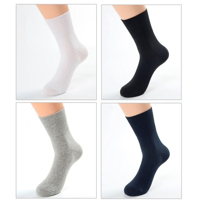 Diabeettiset sukat diabeetikoille hypertensiiviset potilaat ehkäisevät suonikohjuja unisex löysä suu sukka bambu puuvilla materiaali 0052