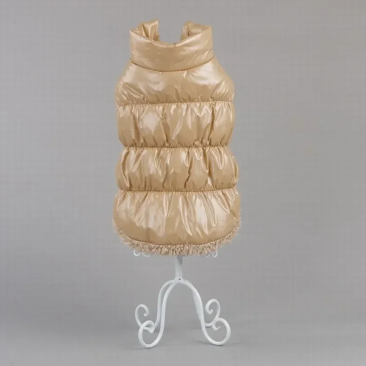 Kurtka Dla Psa – manteau pour chien, vêtement d'hiver pour chiot, tenue pour animaux de compagnie, petit et moyen gabarit: L / BEIGE