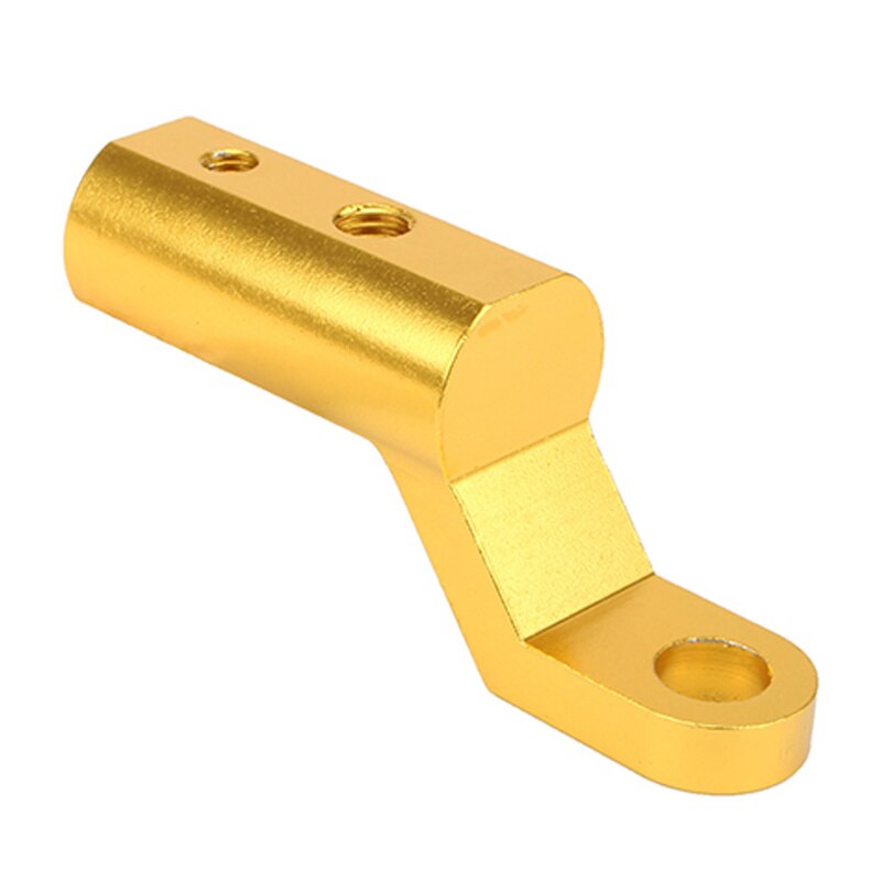 Motorfiets Accessoires Achteruitkijkspiegel Mount Extender Beugel Houder Klem Adapter Bar Telefoon Houder Stand Hevels Uitbreiding Rack: Goud