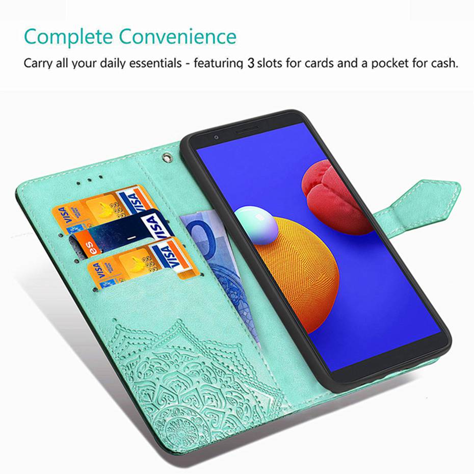 Voor samsung  a1 core hoesje samsung galaxy  a1 core hoesje leren portemonnee flip case cover voor samsung galaxy  a1 core telefoonhoesje