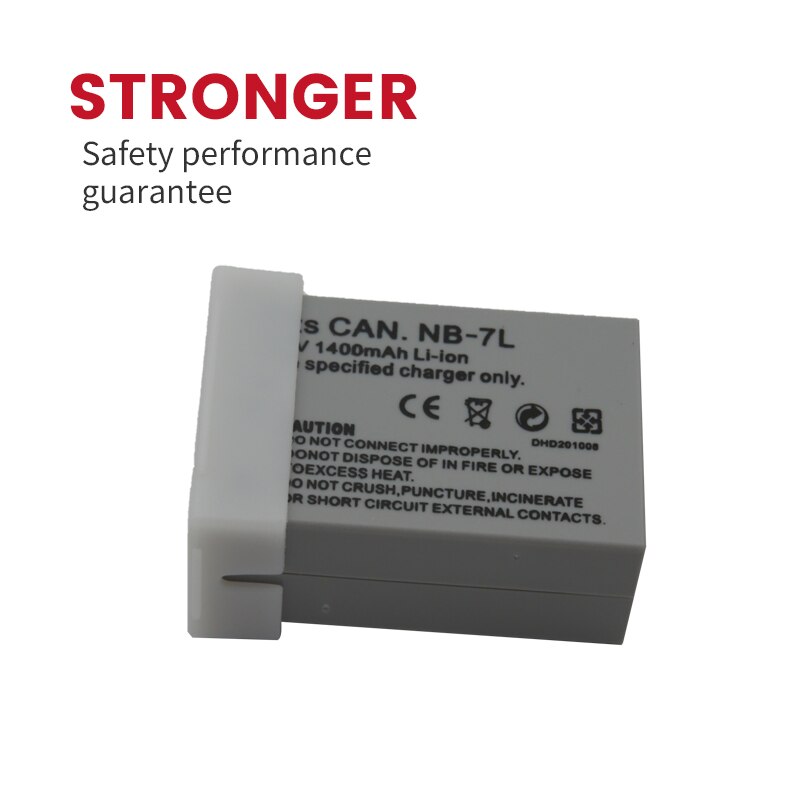 EPHESTION NB-7L NB7L NB 7L Battery For Canon G10 G11 G12 SX30 SX30IS Camera Batteries High Capacity Rechargeable Li-ion Battery