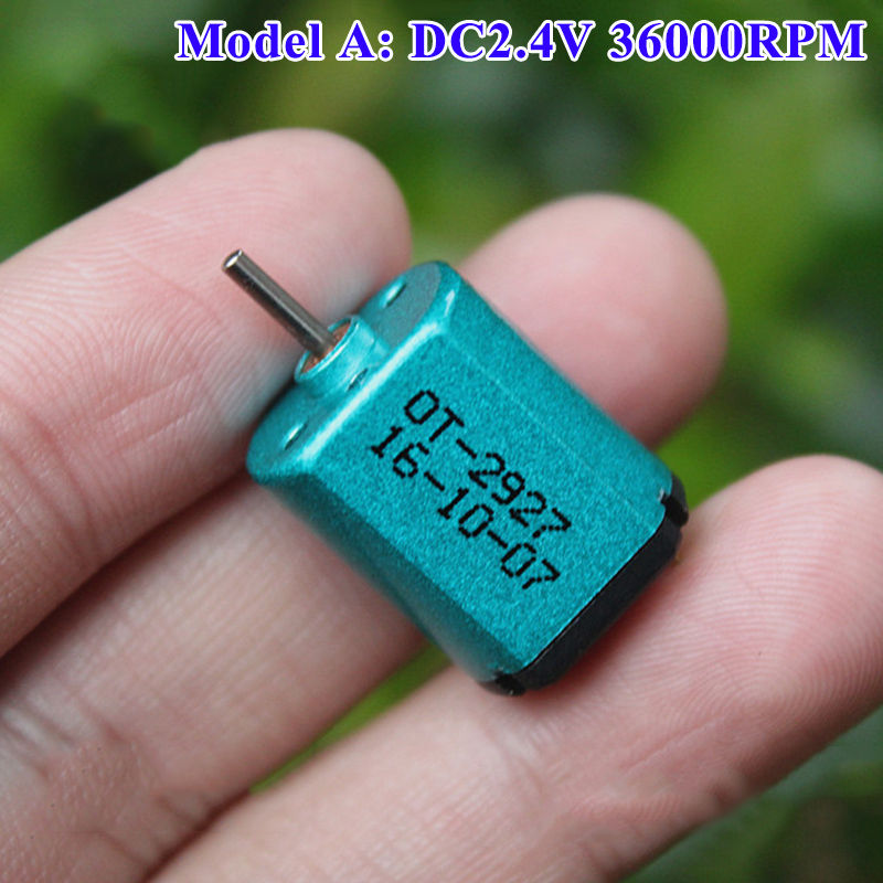 Moteur électrique à balais de carbone à grande vitesse Micro 030 DC, 2.4V, 3.2V, 3.7V, ultra-haute vitesse, mini 15mm, bricolage, jouet de loisirs, voiture, bateau RC