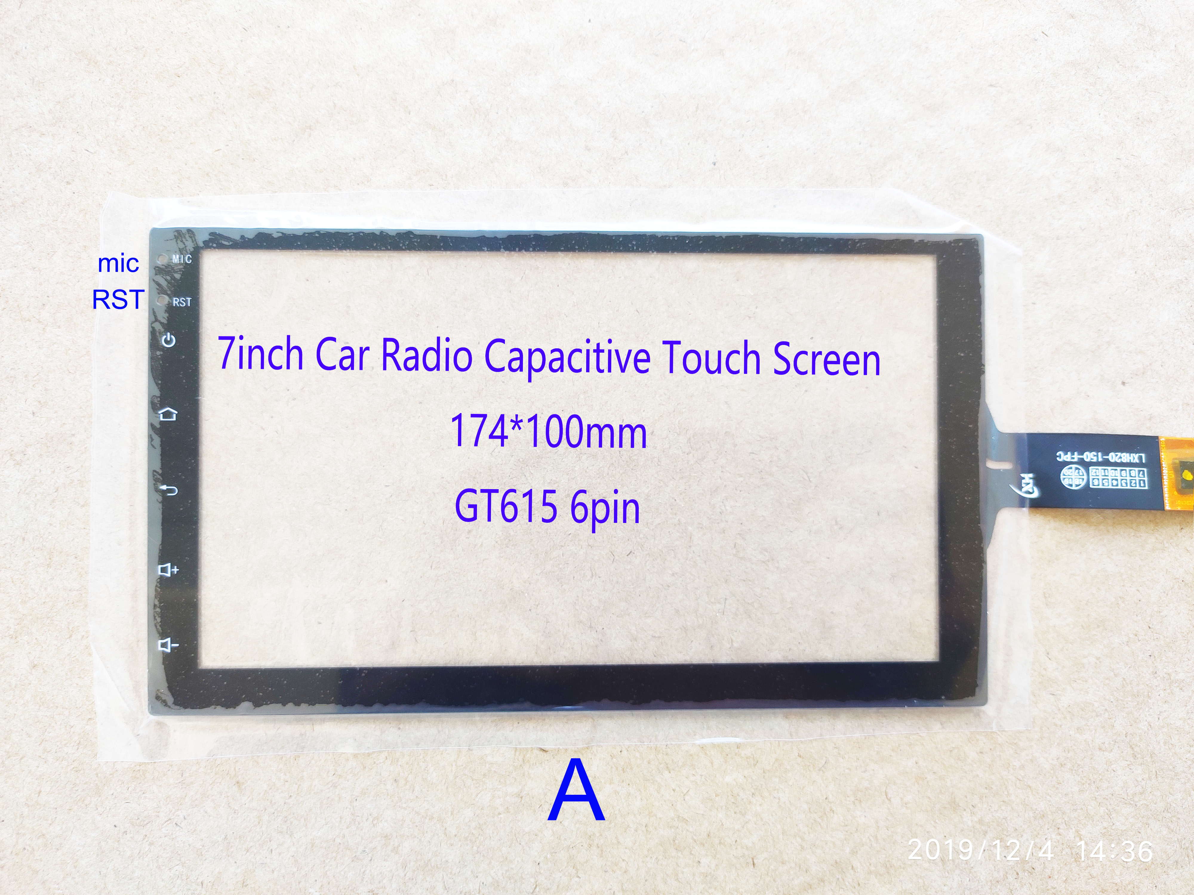 7inch Car Radio Sensors, digitizers Touch 174*100mm 6pin GT615 LXH820-150-FPC LXH-TPC0037-677-V3 H LXH-TPC0013-0021-V5 XDX: A