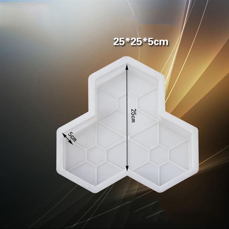 XD-1Pcs Path Mold Maple Leaf Concrete Manually Plastic Stepping Stone Paving Molds For Pavement Courtyards Square