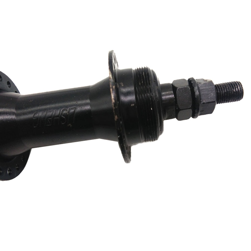 Wheel Front/Rear Practical Bike Hub Bicycle Universal 32 Holes Durable Replacement Direct Use Black Iron Steel Spokes Assembling