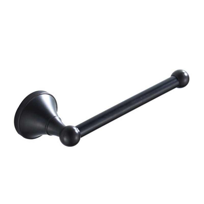 Antique WC Roll Holder Bronze Bathroom Gold Toilet Paper Towel Holders Black Chrome Kitchen Tissue Roll Toilet Paper Shelf White: black