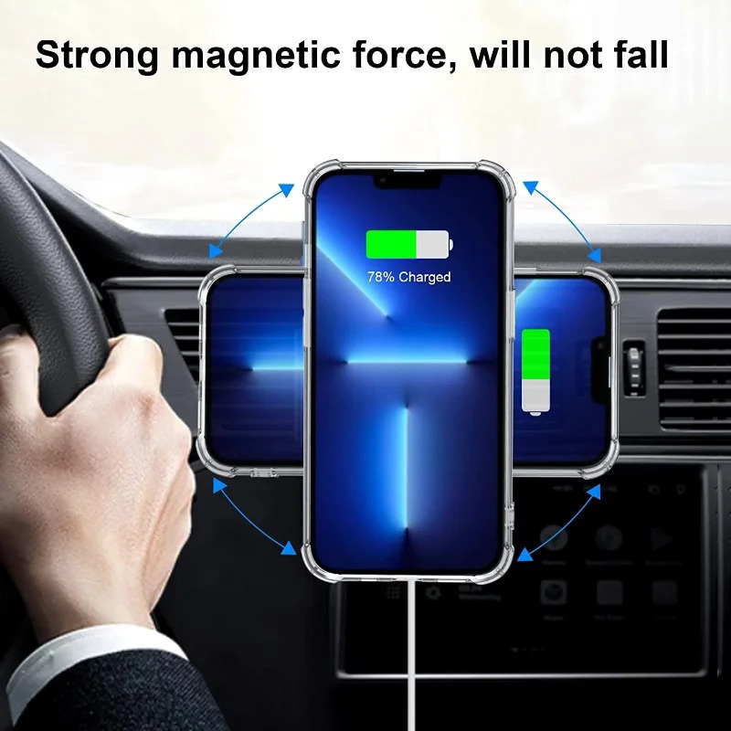 10-1 szt. Samoprzylepny metalowy pierścień arkusz żelaza naklejka na etui na iPhone'a Apple Magsafe magnetyczny pierścień do ładowania bezprzewodowego dla IPhone 15