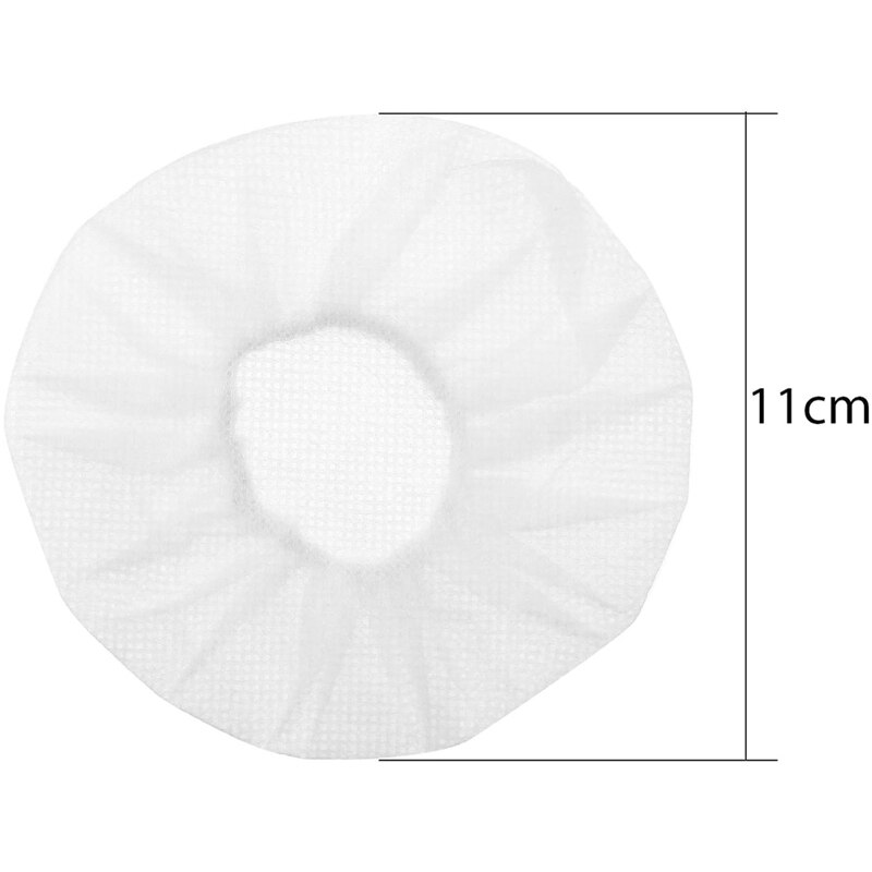 100 Uds auriculares desechables cubre orejas no tejida de almohadilla cubre elástico auricular cubiertas para Fit más en auriculares