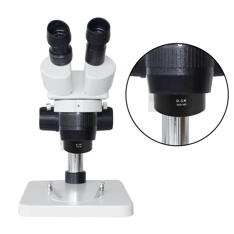 0.5X Barlow Lens Focal Reducer for Biological Stereo Microscope Objective Lens M48*0.75 Threads Auxiliary Lens accessories&parts