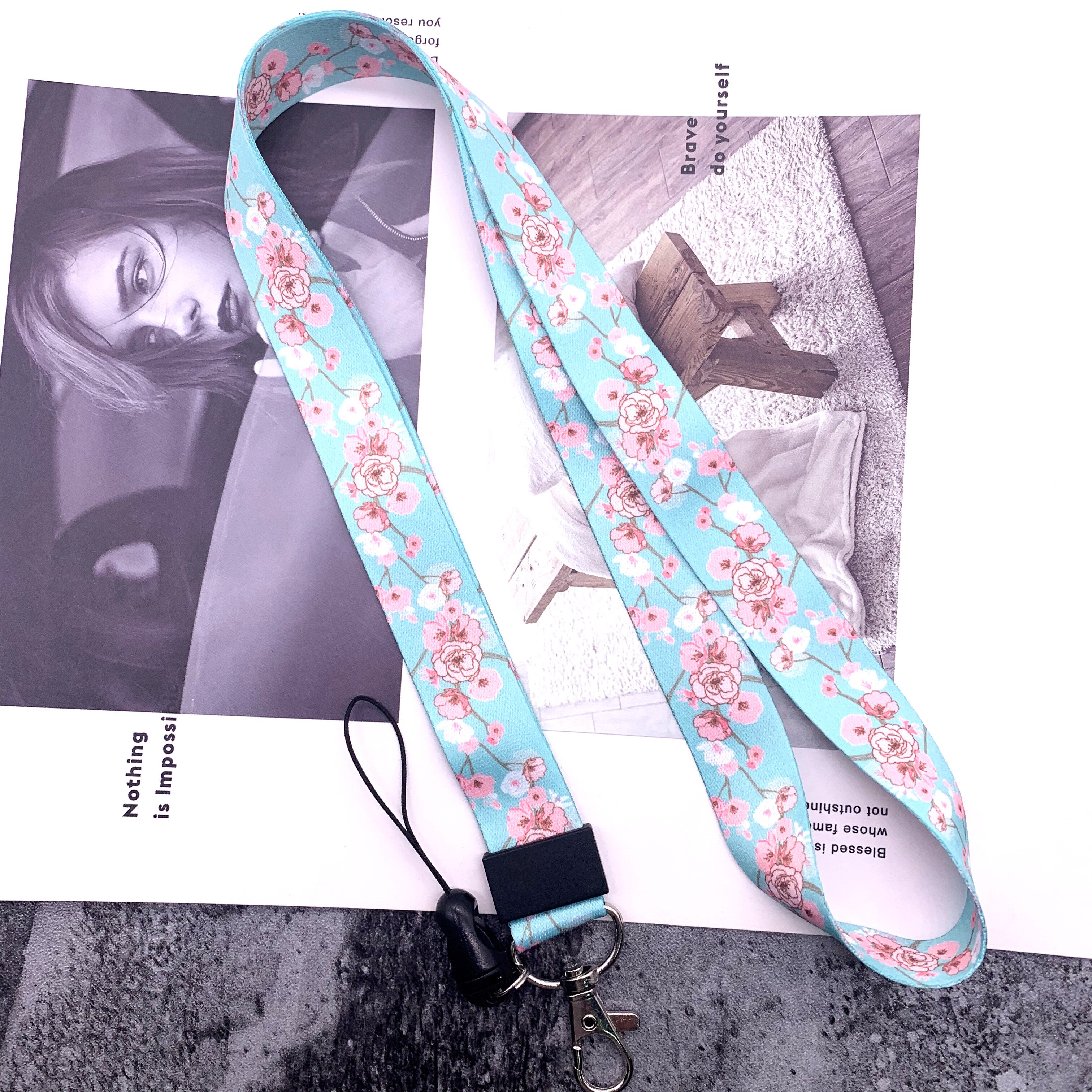 Mobile Neck Strap Lanyards for keys ID Card Gym Mobile Phone Straps USB badge holder DIY Hang Rope Lariat Lanyard For Huawei