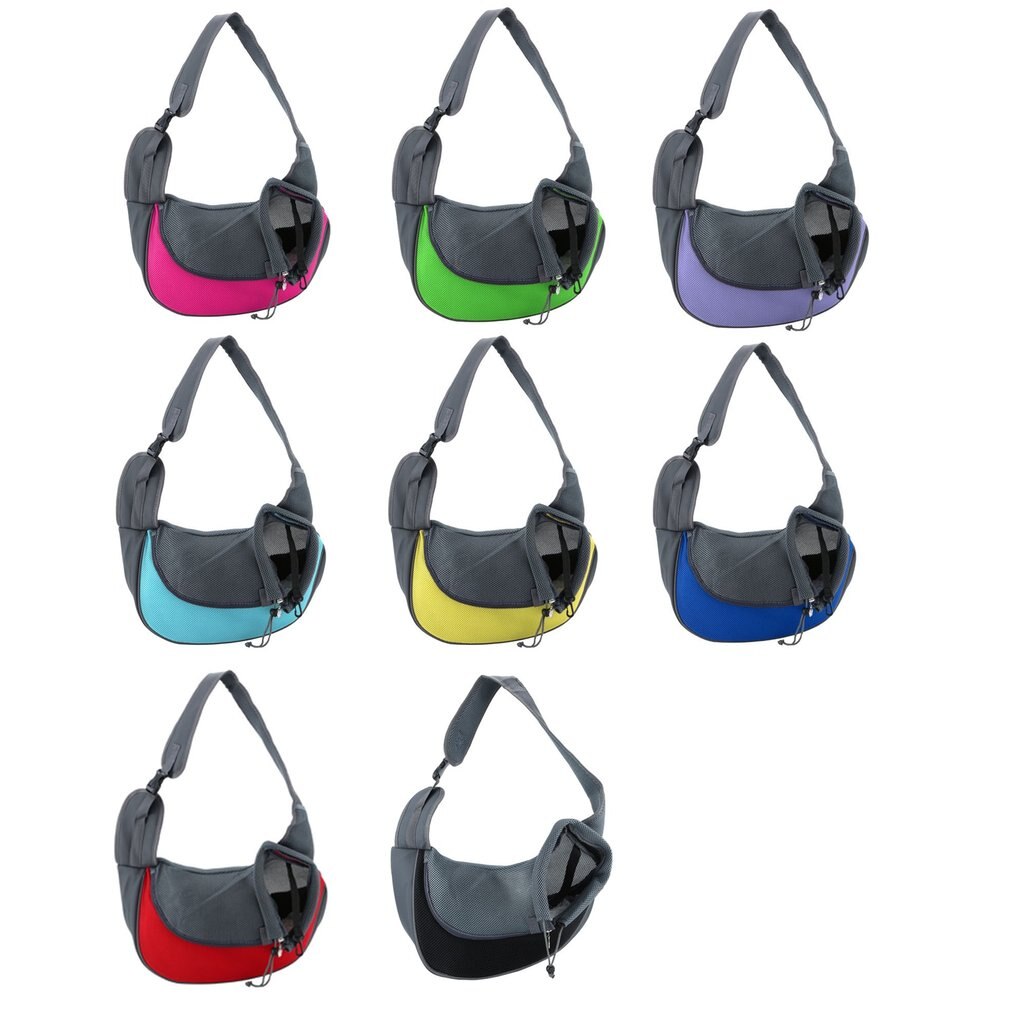 Oddychająca siatka plecak na zwierzę kot i placki podróży przenośne ukośna torba na ramię torby na zwierzęta artykuły dla zwierząt