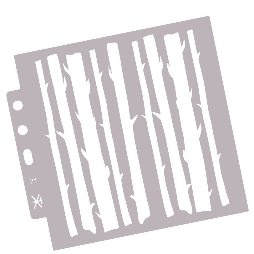 1pc Hand Heart stencil painting template hollowing spray pattern stencils painting hollowing out lace ruler journal accessories: 021