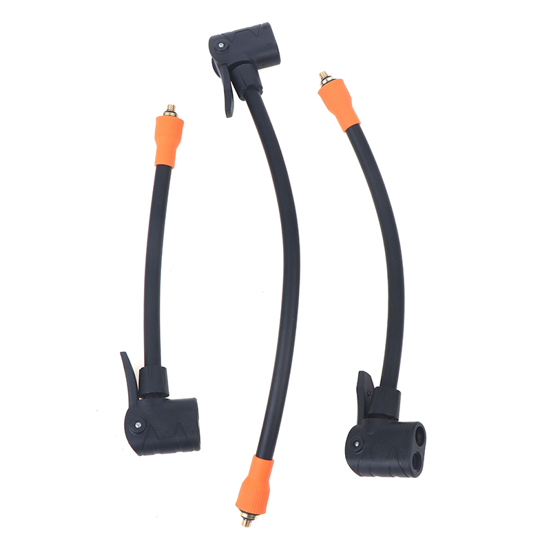M6-Gewinde-Luftfutter mit Luftschlauch, Standard-Reifenventil-Feingewinde, geeignet für integrierte Luftpumpe mit M6-Gewinde