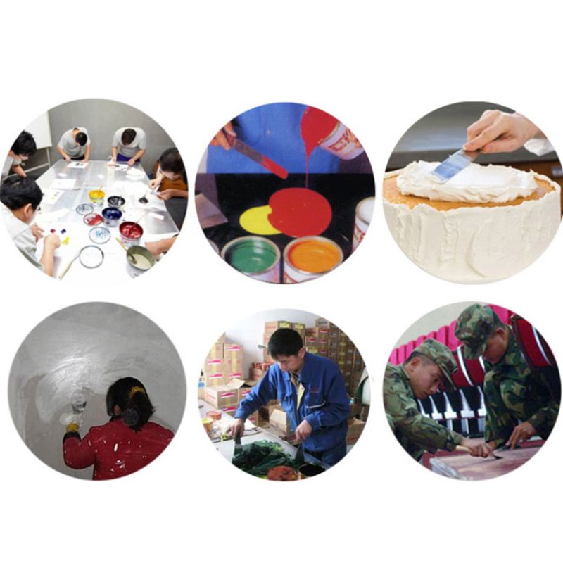 Farba robić malowania ze stali nierdzewnej klej robić mieszania nóż robić rysowania łopatka robić skrobania tekstury skrobak