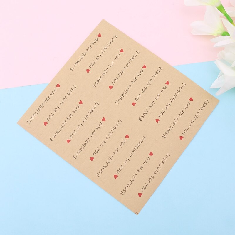 Handmade Especially For You Stickers Label Kraft Paper Bakery Seals Bakery