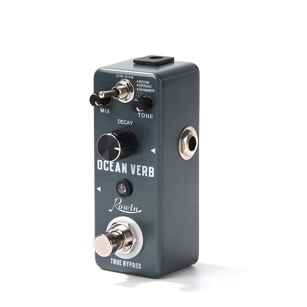 Guitar Digital Reverb Pedal Ocean Verb Room Spring Shimmer Guitar Effect for Rowin Music Lovers Playing Accessories
