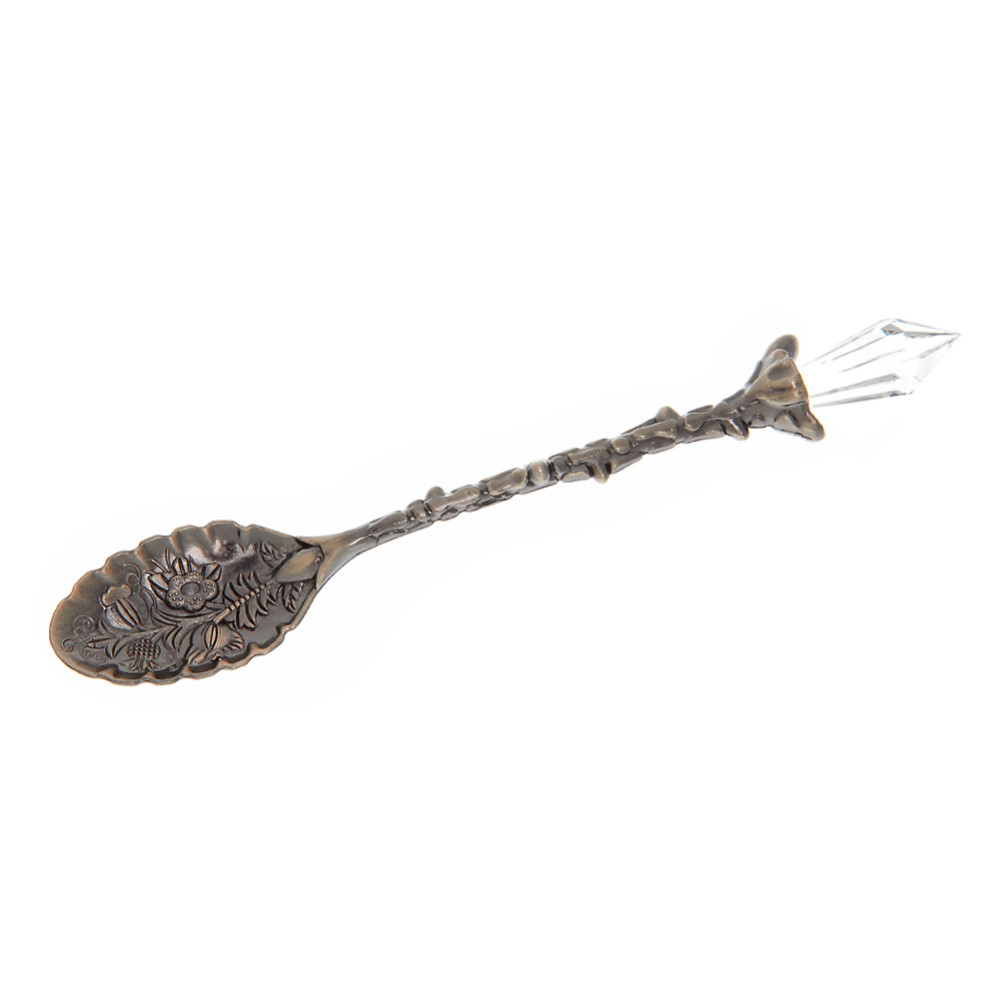 Exquisite Retro Palace Style Coffee Spoon Tea Ice Cream Scoop Nostalgic Vintage Carved Coffee Spoon